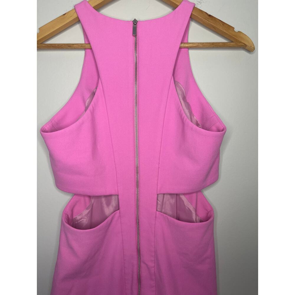 Elizabeth and James Lela Ponte Racerback Cutout Sheath Dress Women’s Pink Size 4 - Picture 5 of 8